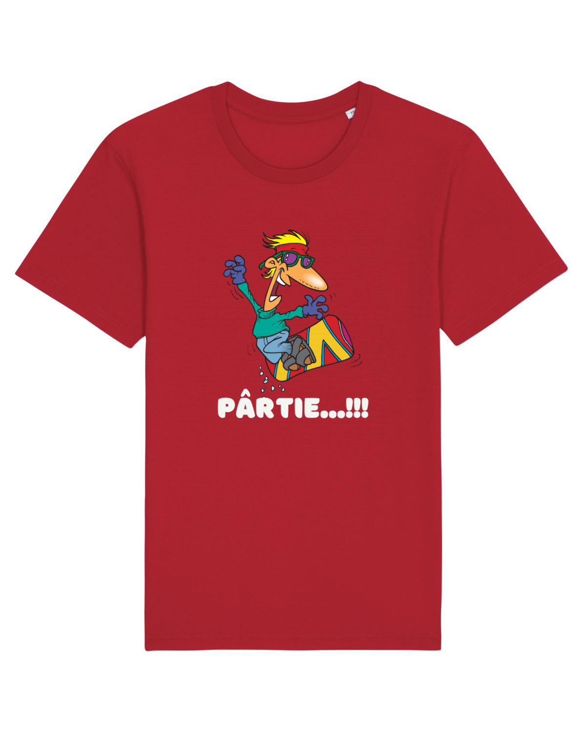Tricou mânecă scurtă Unisex Rocker Red