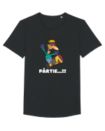 Pârtie... Incepător! Feriți-vă! Tricou mânecă scurtă guler larg Bărbat Skater