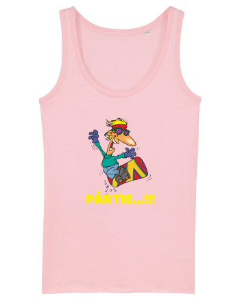 Pârtie... Incepător! Feriți-vă!Snowboarding Cotton Pink