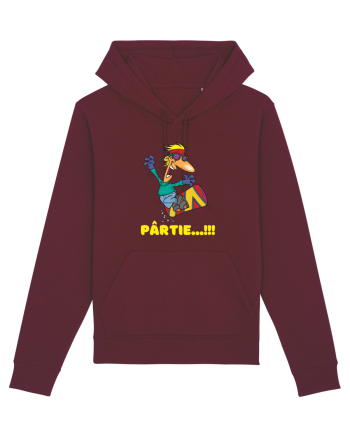 Pârtie... Incepător! Feriți-vă!Snowboarding Burgundy