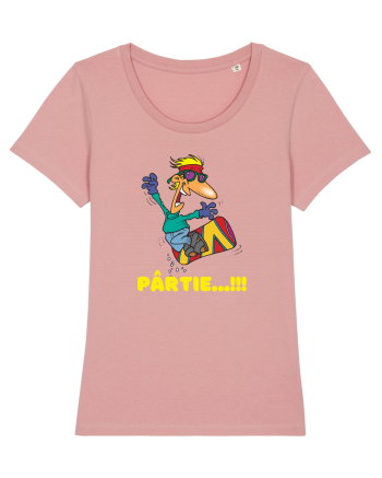 Pârtie... Incepător! Feriți-vă!Snowboarding Canyon Pink