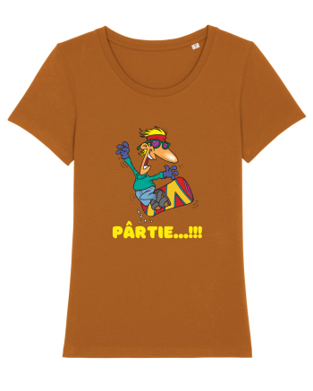 Pârtie... Incepător! Feriți-vă!Snowboarding Roasted Orange