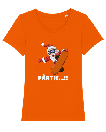 Pârtie... Vine Mosu! Snowboarding Bright Orange