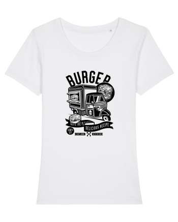 Burger Black White