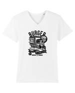 Burger Black Tricou mânecă scurtă guler V Bărbat Presenter