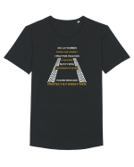 CAR Tricou mânecă scurtă guler larg Bărbat Skater