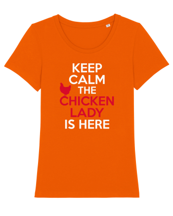 CHICKEN LADY Bright Orange