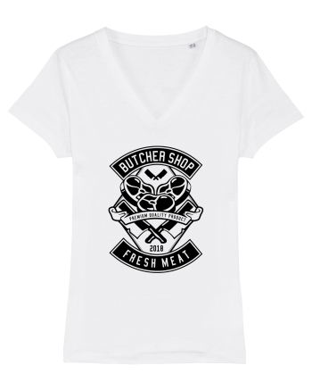 Butcher Shop Black White