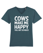 COWS Tricou mânecă scurtă guler V Bărbat Presenter