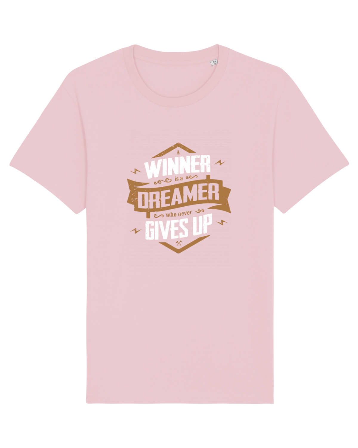 Tricou mânecă scurtă Unisex Rocker Cotton Pink