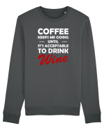COFFEE Bluză mânecă lungă Unisex Rise