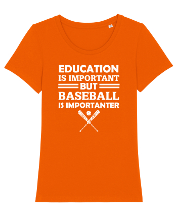 BASEBALL Bright Orange