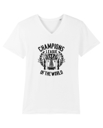 Champions League Black Tricou mânecă scurtă guler V Bărbat Presenter