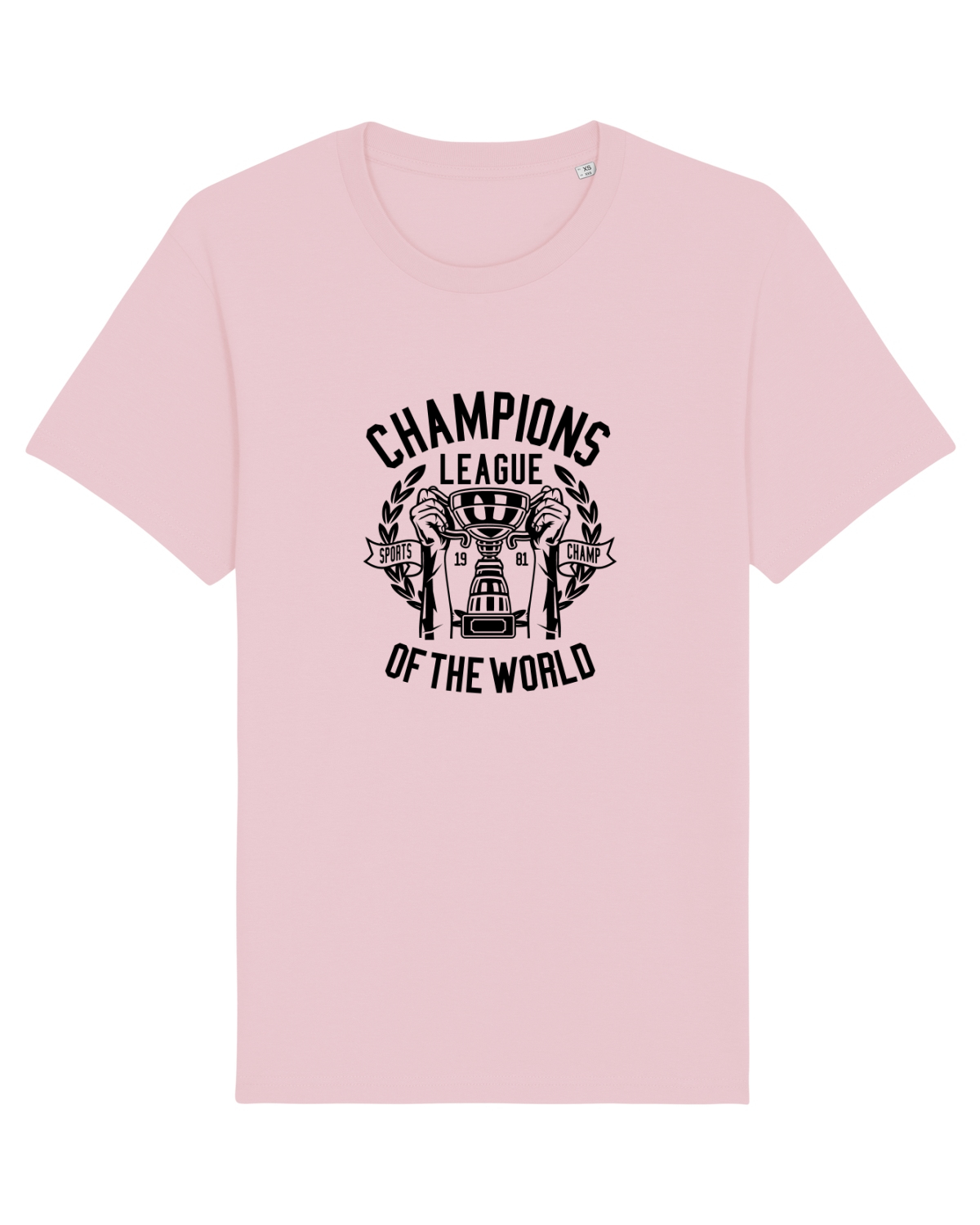 Tricou mânecă scurtă Unisex Rocker Cotton Pink