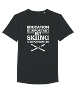 SKIING Tricou mânecă scurtă guler larg Bărbat Skater