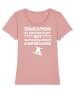 SNOWBOARDING Tricou mânecă scurtă guler larg fitted Damă Expresser