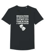 THEATER Tricou mânecă scurtă guler larg Bărbat Skater