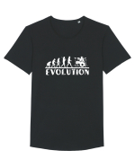 DRUMMER Tricou mânecă scurtă guler larg Bărbat Skater