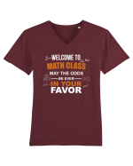 MATH CLASS Tricou mânecă scurtă guler V Bărbat Presenter