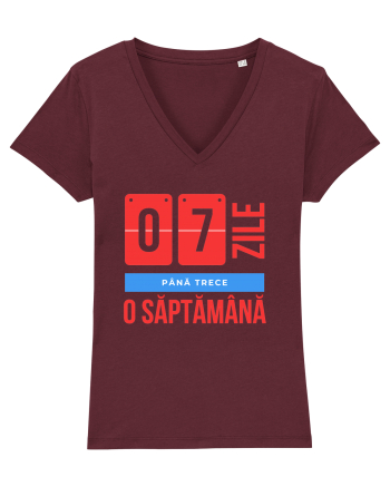 7 Zile pana trece o saptamana Burgundy