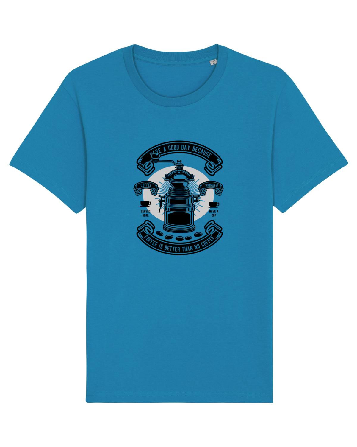 Tricou mânecă scurtă Unisex Rocker Azur