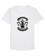 Coffee Grinder Black Tricou mânecă scurtă guler larg Bărbat Skater