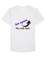 Am spate.  Nu ma tem! Tricou mânecă scurtă guler larg Bărbat Skater