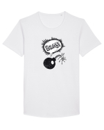 Bang Tricou mânecă scurtă guler larg Bărbat Skater