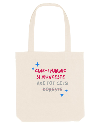 Cine-i harnic si munceste n-are tot ce isi doreste Natural