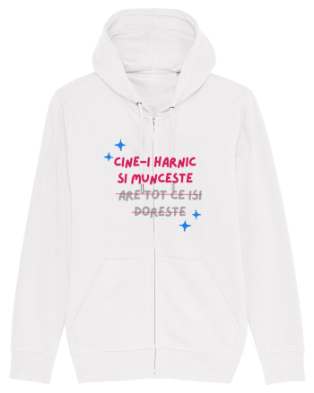 Cine-i harnic si munceste n-are tot ce isi doreste White