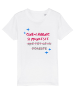 Cine-i harnic si munceste n-are tot ce isi doreste Tricou mânecă scurtă  Copii Mini Creator