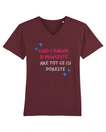 Cine-i harnic si munceste n-are tot ce isi doreste Burgundy