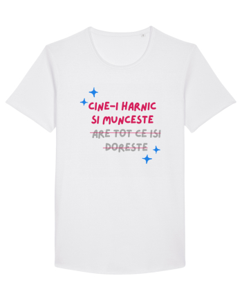Cine-i harnic si munceste n-are tot ce isi doreste White
