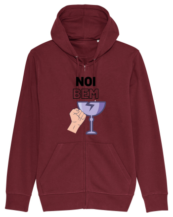 Noi bem, spargem pahare Burgundy