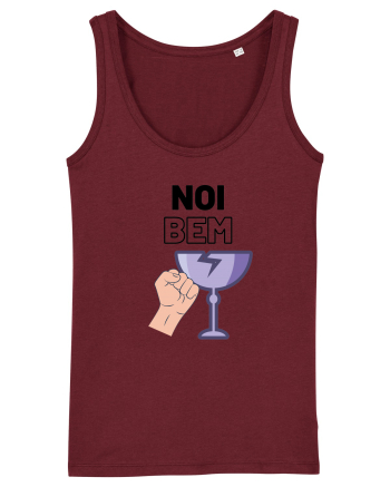 Noi bem, spargem pahare Burgundy