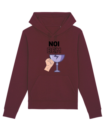 Noi bem, spargem pahare Burgundy