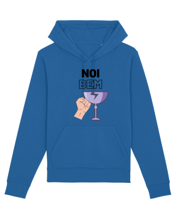 Noi bem, spargem pahare Royal Blue