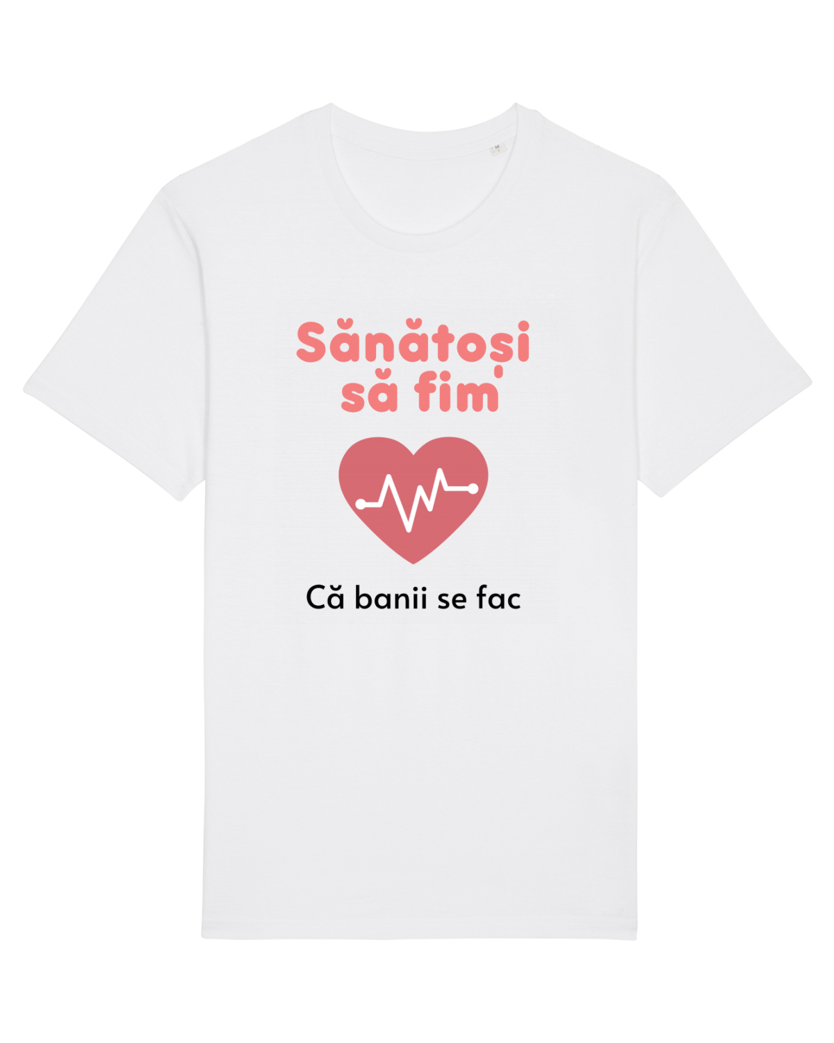 Tricou mânecă scurtă Unisex Rocker White