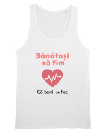 Sănătoși să fim. Banii se fac ei ... Maiou Bărbat Runs