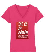 Dacă tăceai filozof rămâneai Tricou mânecă scurtă guler V Damă Evoker