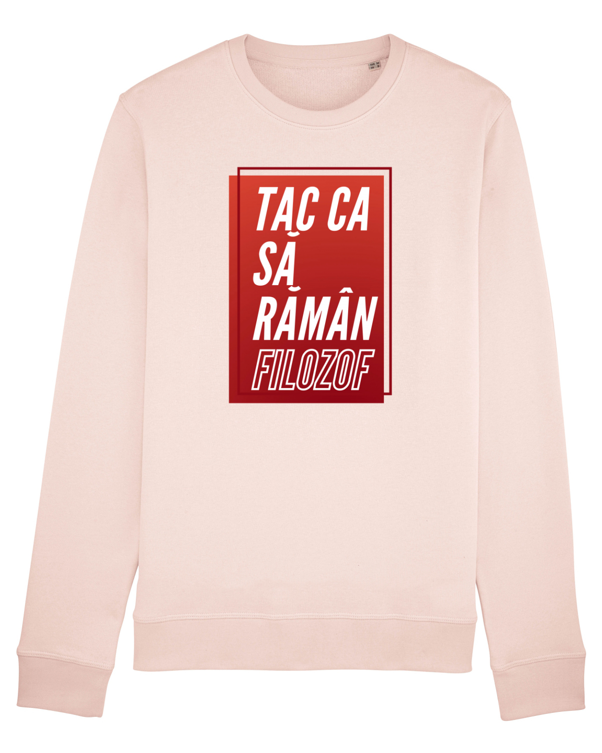 Bluză mânecă lungă Unisex Rise Candy Pink