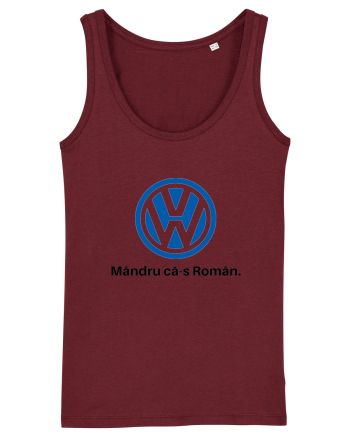 VW. Mândru că-s Român Burgundy