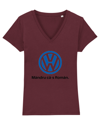 VW. Mândru că-s Român Burgundy