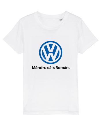 VW. Mândru că-s Român White