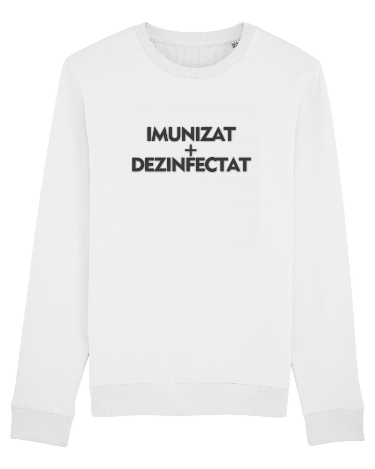 Bluză mânecă lungă Unisex Rise White