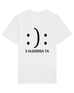 Fericit sau Trist Tricou mânecă scurtă Unisex Rocker