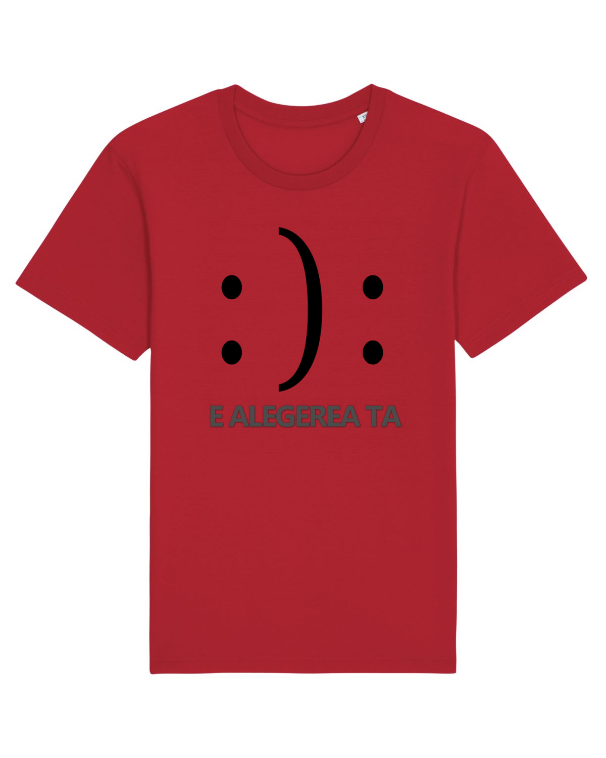 Tricou mânecă scurtă Unisex Rocker Red