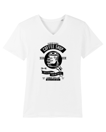 Coffee Shop Black White