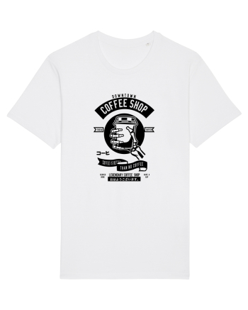 Coffee Shop Black White