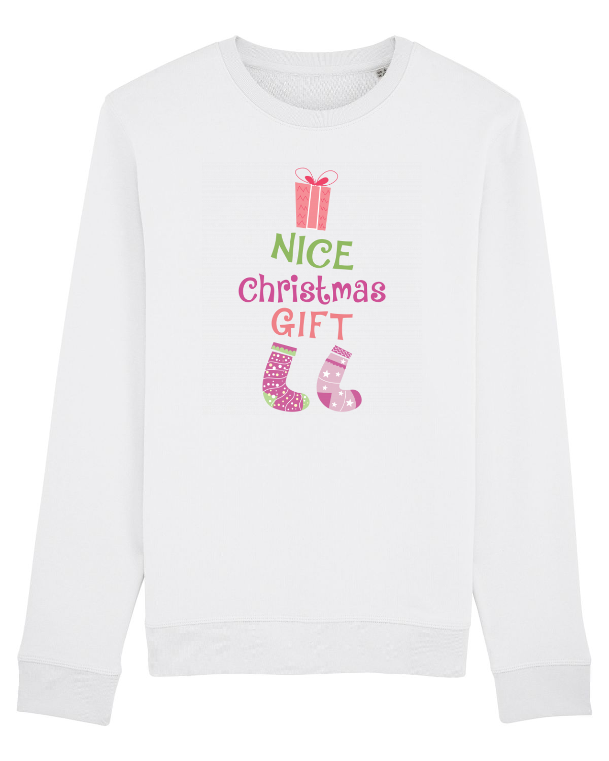 Bluză mânecă lungă Unisex Rise White